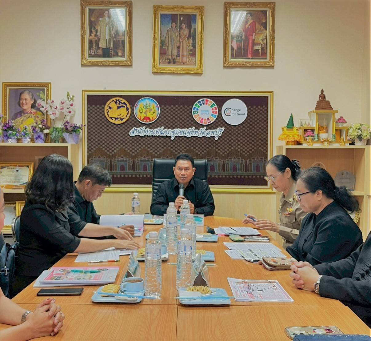 พช.ลพบุรี  โดยกองทุนพัฒนาบทบาทสตรีจังหวัดลพบุรี ลงพื้นที่รับการพิจารณาคัดเลือกคนกองทุนพัฒนาบทบาทสตรีดีเด่น ระดับศูนย์ศึกษาและพัฒนาชุมชน  ตามโครงการเชิดชูเกียรติคนกองทุนพัฒนาบทบาทสตรี ประจำปี 2569